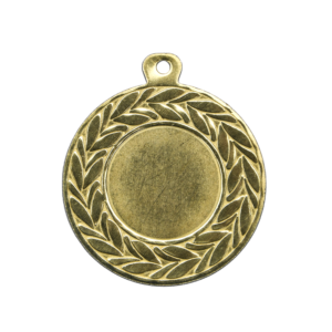 D10 GOLD-COLORED ALUMINUM MEDAL 45mm