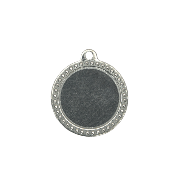 D18 SILVER-COLORED ALUMINUM MEDAL 32mm