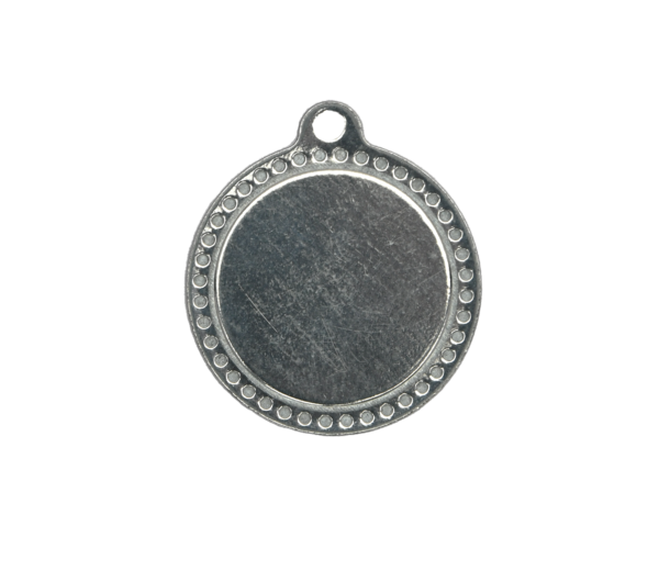 D18 SILVER-COLORED ALUMINUM MEDAL 32mm